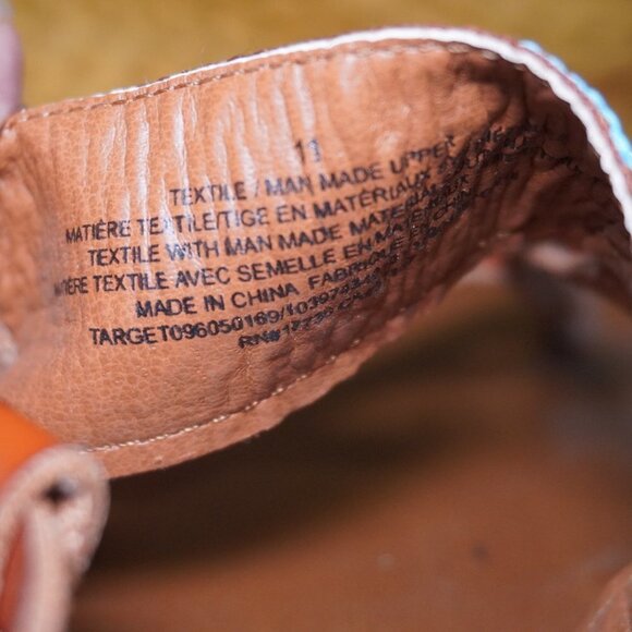 Mossimo Supply Co Womens Flip Flops Thongs Slingback Sandals Multi-Color Size 11 - Picture 7 of 7